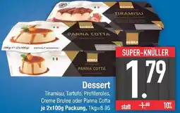 Edeka Edeka tiramisu oder tartuffo oder profiteroles oder creme brulee oder panna cotta Angebot