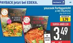 Edeka Youcook gelbes thai curry oder indian style chicken tikka Angebot