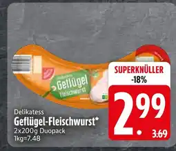 Edeka Geflügel-fleischwurst Angebot