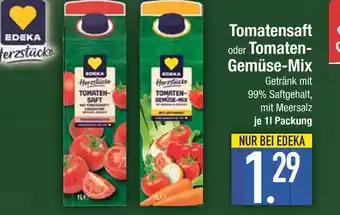 Edeka Edeka tomatensaft oder tomaten-gemüse-mix Angebot