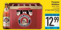 Edeka Paulaner weißbier Angebot