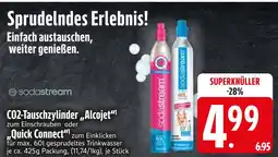 Edeka Sodastream co2-tauschzylinder alcojet oder quick connect Angebot