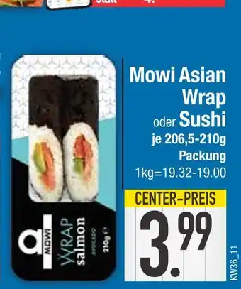 Edeka Mowi mowi asian wrap oder sushi Angebot