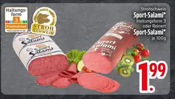 Edeka Reinert strohschwein sport-salami Angebot
