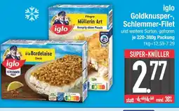 Edeka Iglo goldknusper-, schlemmer-filet Angebot