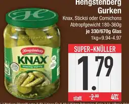 Edeka Hengstenberg knax oder sticksi oder cornichons Angebot