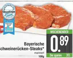 Edeka Bayerische schweinerücken-steaks Angebot