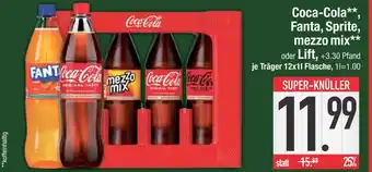 Edeka Coca-cola coca-cola, fanta, sprite, mezzo mix oder lift Angebot