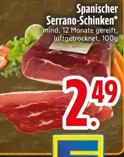 Edeka Spanischer serrano-schinken Angebot