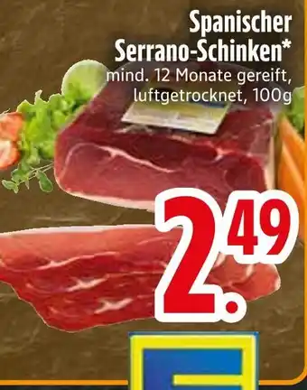 Edeka Spanischer serrano-schinken Angebot