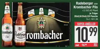 Edeka Radeberger oder krombacher pils Angebot