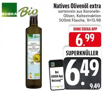 Edeka Edeka bio natives olivenöl extra Angebot