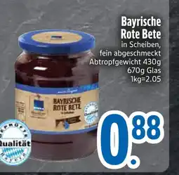 Edeka Bayrische rote bete Angebot
