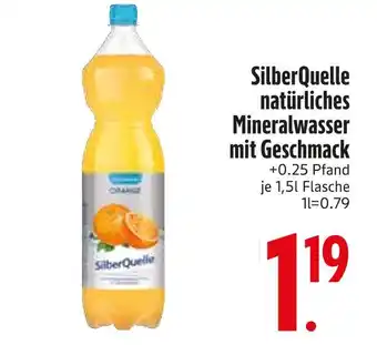 Edeka Silberquelle natürliches mineralwasser mit geschmack Angebot