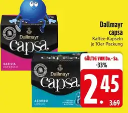 Edeka Dallmayr barista espresso oder azzurro lungo Angebot