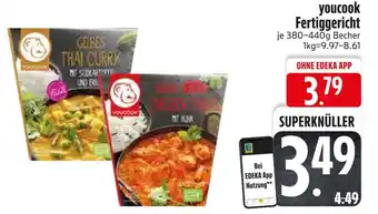 Edeka Youcook gelbes thai curry oder massaman chicken curry Angebot