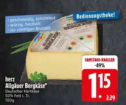 Edeka Allgäuer bergkäse Angebot