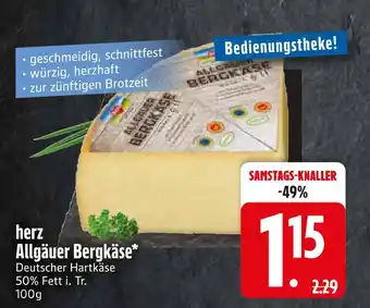 Edeka Allgäuer bergkäse Angebot