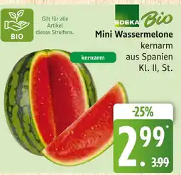 Marktkauf Edeka bio mini wassermelone Angebot