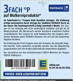Edeka Payback molkereiprodukte Angebot