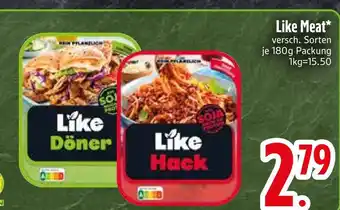 Edeka Like meat like döner oder like hack Angebot