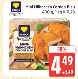 Marktkauf Edeka herzstücke mini hähnchen cordon bleu Angebot