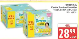 Marktkauf Pampers xxl pack windeln premium protection 129 st Angebot