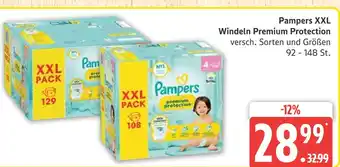 Marktkauf Pampers xxl pack windeln premium protection 129 st Angebot