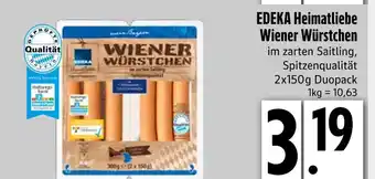 Edeka Edeka heimatliebe wiener würstchen Angebot