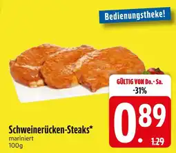 Edeka Schweinerücken-steaks Angebot