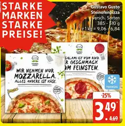 Marktkauf Gustavo gusto mozzarella steinofenpizza Angebot