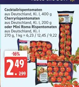 Marktkauf Cocktailrispentomaten Angebot