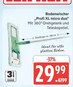 Marktkauf Bodenwischer profi xl micro duo Angebot