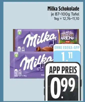 Edeka Milka schokolade Angebot