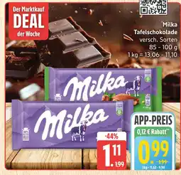 Marktkauf Milka tafelschokolade Angebot