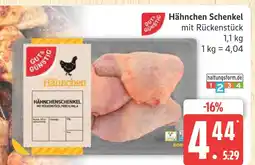 Marktkauf Gut & günstig hähnchen schenkel mit rückenstück Angebot