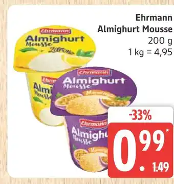 Marktkauf Ehrmann almighurt mousse zitrone Angebot