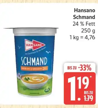 Marktkauf Hansano schmand Angebot