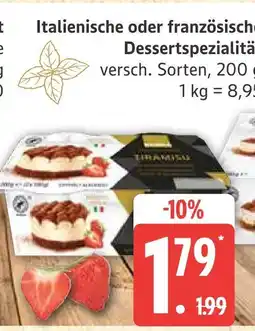 Marktkauf Italienische oder französische dessertspezialitäten Angebot
