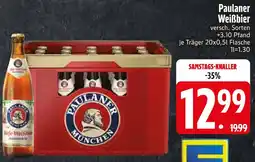 Edeka Paulaner weißbier Angebot