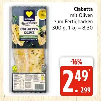 Marktkauf Edeka ciabatta olive Angebot