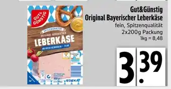 Edeka Gut&günstig leberkäse Angebot