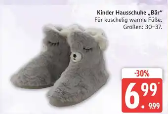 Marktkauf Kinder hausschuhe 'bär' Angebot