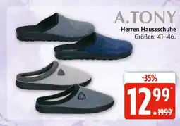 Marktkauf A.tony herren hausschuhe Angebot