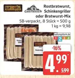 Marktkauf Gutfleisch rostbratwurst Angebot