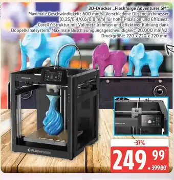Marktkauf 3d-drucker „flashforge adventurer 5m“ Angebot