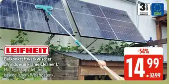 Marktkauf Leifheit balkonkraftwerkwischer window & frame cleaner l Angebot