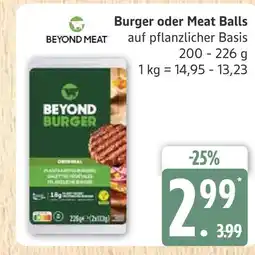 Marktkauf Beyond meat burger Angebot