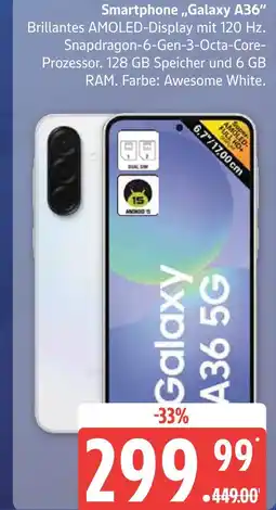 Marktkauf Samsung galaxy a36 Angebot