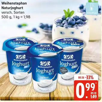 Marktkauf Weihenstephan naturjoghurt Angebot